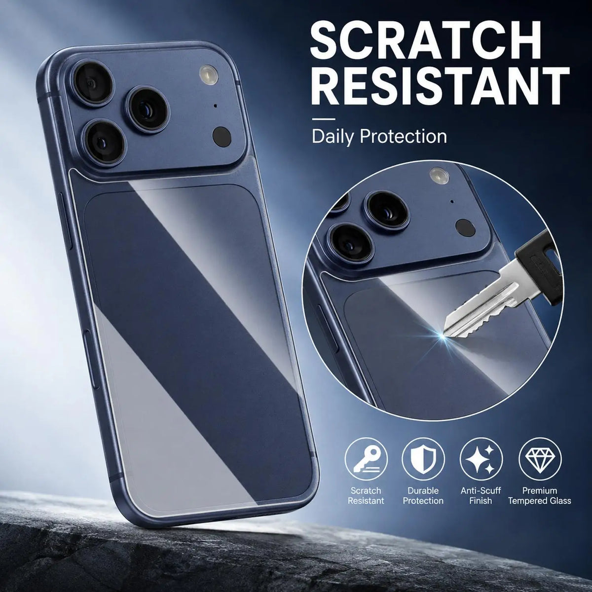 iPhone 18 Pro Max/Ultra Tempered Glass Back Protector | BAPPSUS