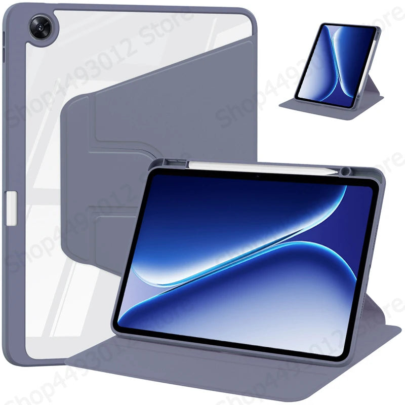 OnePlus Pad Go 2 Case 2025 – 360° Stand & Pencil Holder