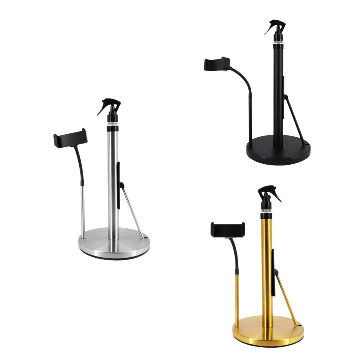 3-in-1 Stainless Steel Paper Towel Holder & Spray Organizer