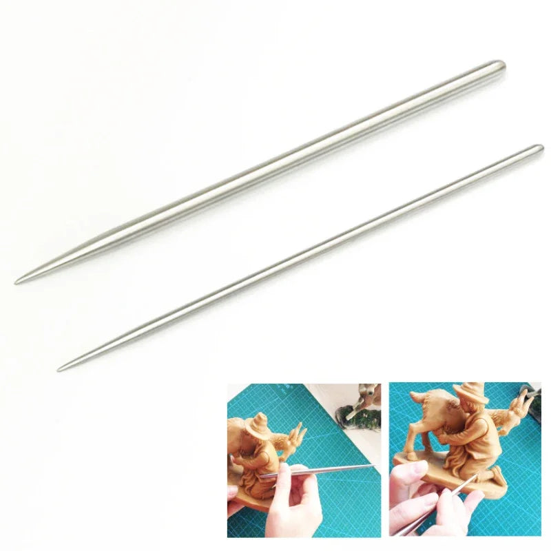 Stainless Steel Clay Sculpting Rod – Pottery Carving Tool