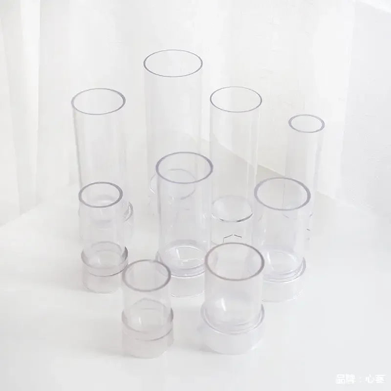 Pointed Cylindrical Acrylic Candle Mold | DIY Candle Making Tool