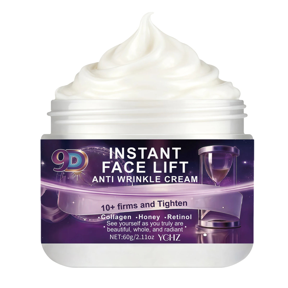 9D Firming Face Cream – Collagen, Retinol & Honey | 60g