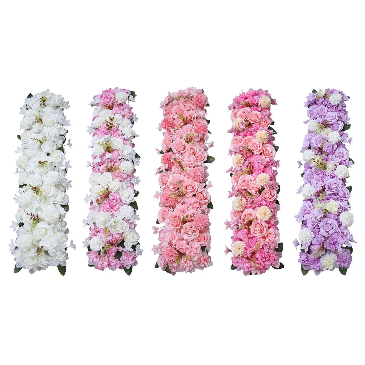 Silk Rose Floral Panel Backdrop | Artificial Wedding Decor