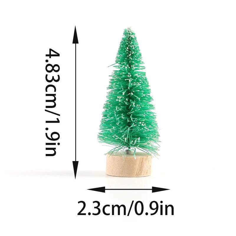 Mini Christmas Tree Cedar Ornaments 10-Pack | Holiday Decor