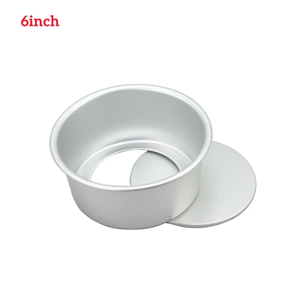 Round Cake Pan Set 4/6/8/10 Inch Hard Anodized Nonstick