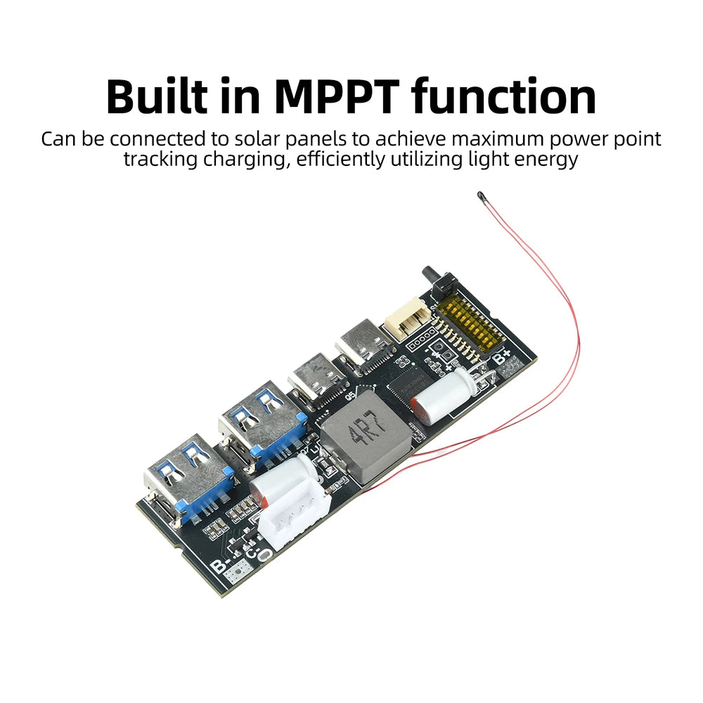 Gaqqee 100W Power Bank Module | MPPT Solar Fast Charging