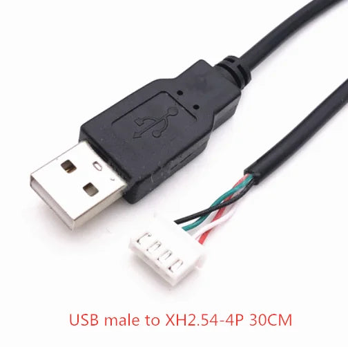 USB to DuPont Adapter Cable 1.25/PH2.0/XH2.54-4P