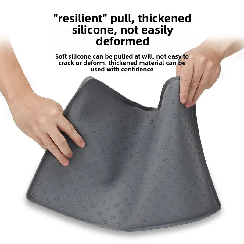 Spill-Proof Silicone Pet Feeding Mat – Non-Slip Waterproof