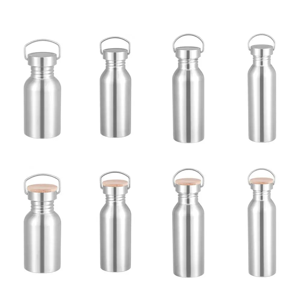 Stainless Steel Sports Water Bottle – Single Wall Flask 350–750ml
