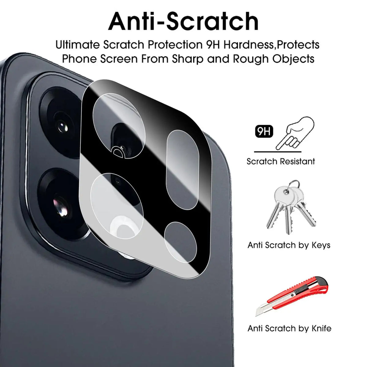 OPPO Find X9 / X9 Pro Camera Lens Protector – 9H Tempered Glass