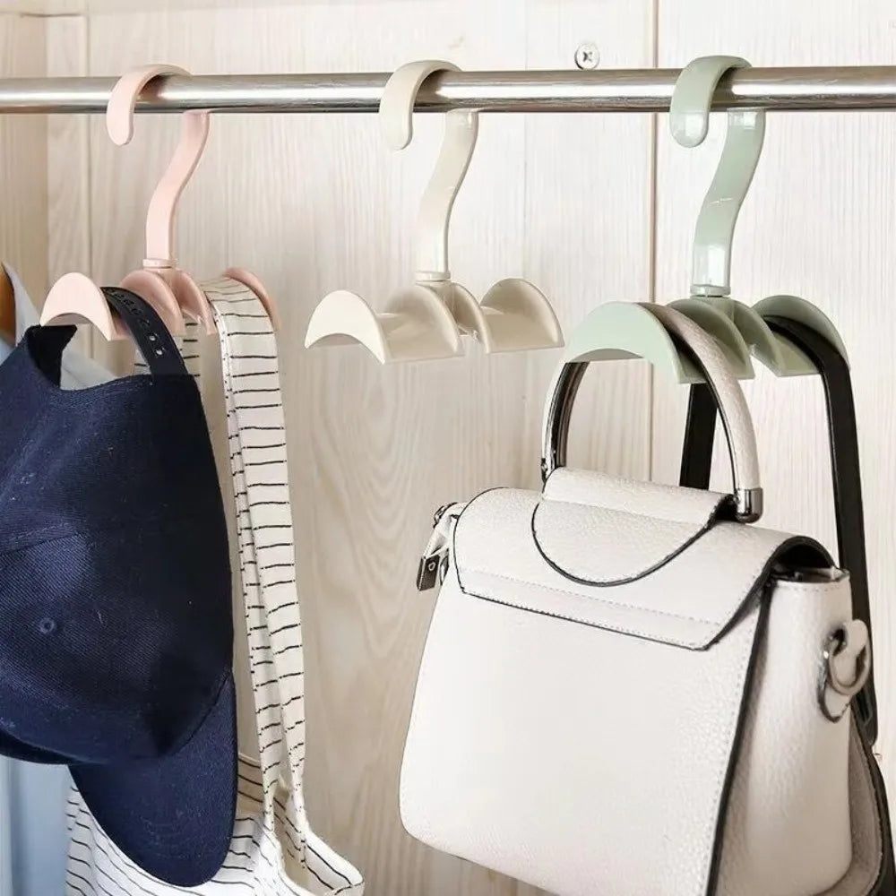 360° Rotatable Wall-Mounted Bag & Purse Hanger Hook