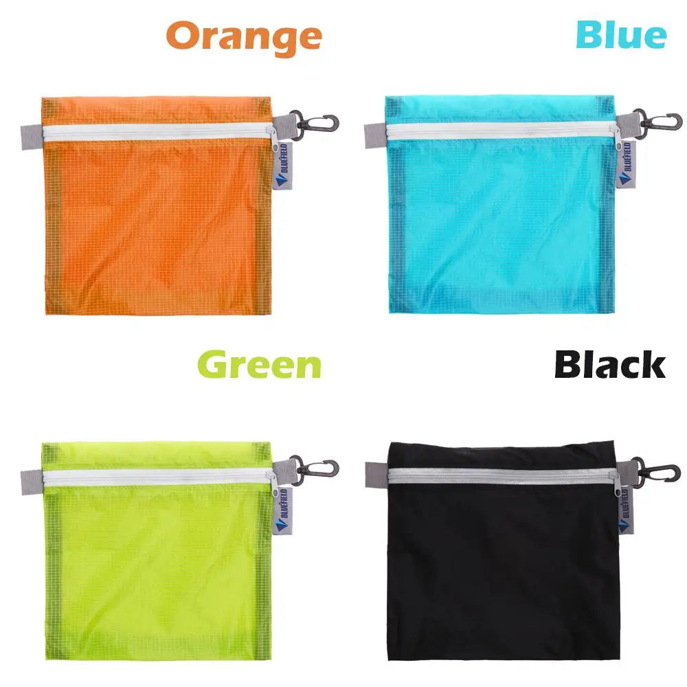 Waterproof Outdoor Pocket Pouch – Zipper & Hook, 4 Colors