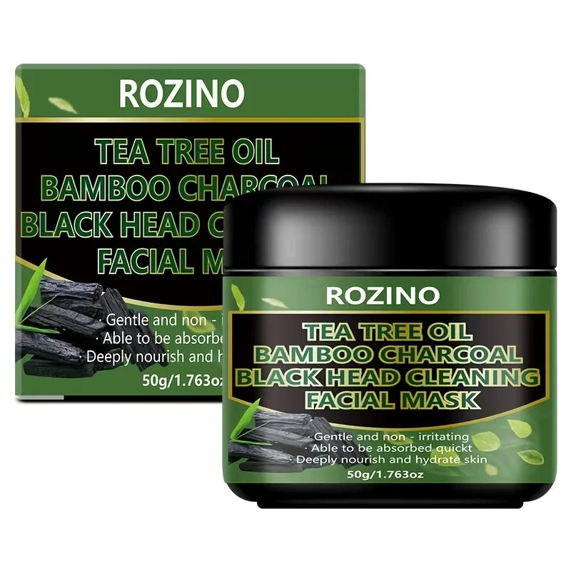 ROZINO Tea Tree Bamboo Charcoal Blackhead Cleansing Mask