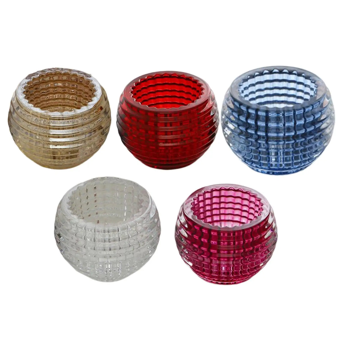 Romantic Glass Tea Light Candle Holder | Wedding Home Decor