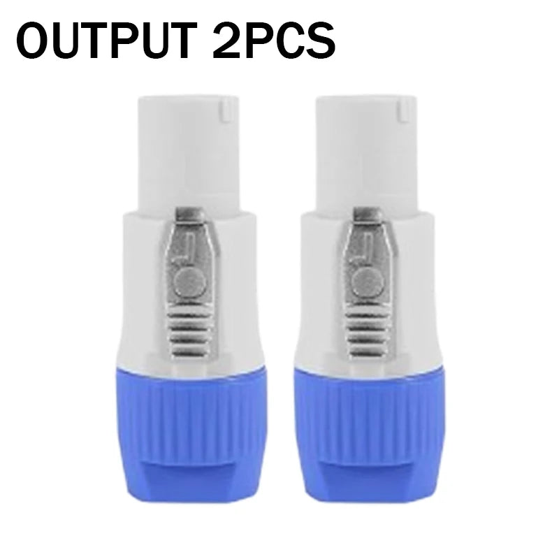 20A 250V 3-Pin Powercon Male Plug – Stage & Audio Adapter