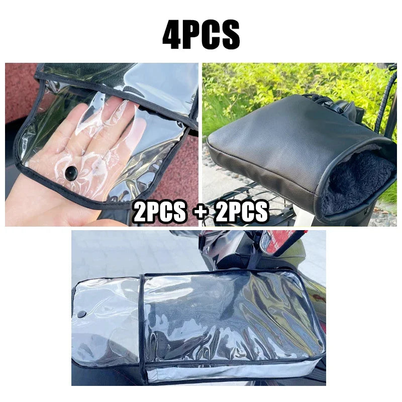 Winter Handlebar Mitts – Windproof Waterproof for E-Bike & Motorcycle