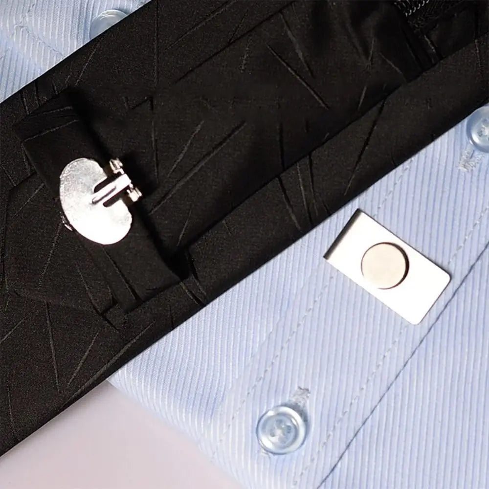 Magnetic Invisible Tie Stay Clips – Stainless Steel Hidden Clasp