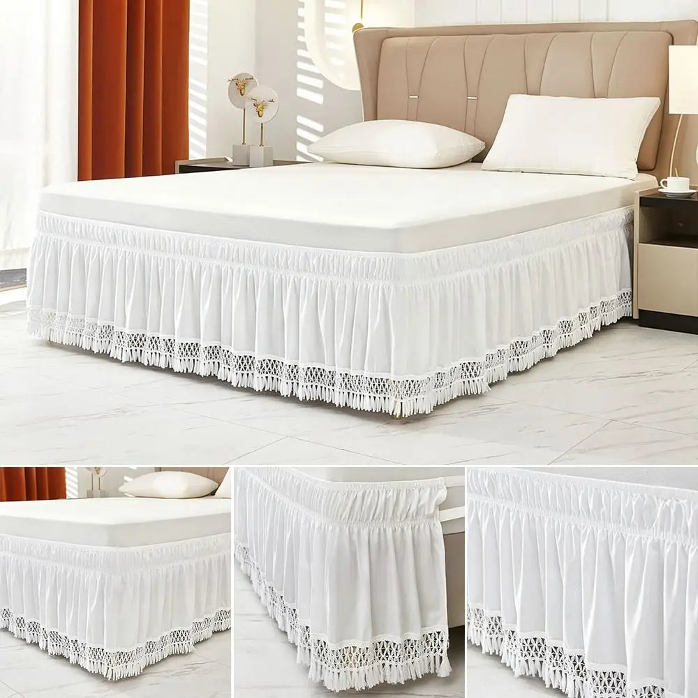 Solid Color Bed Skirt – Fade & Wrinkle Resistant Polyester