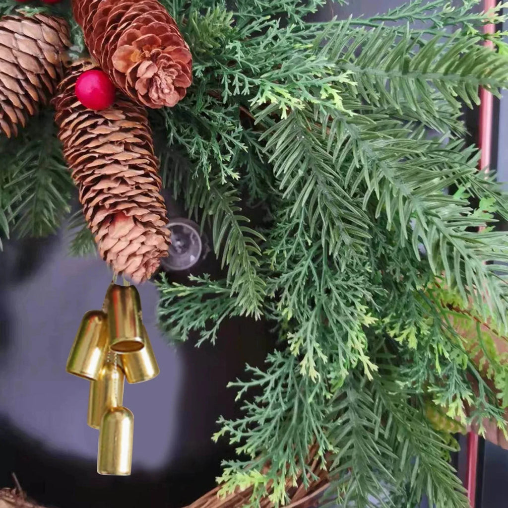Boho Christmas Wreath – Handcrafted Holiday Door Decoration