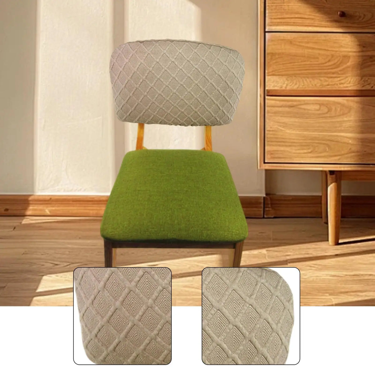 Dustproof Office Chair Back Slipcover | Elastic Backrest Protector