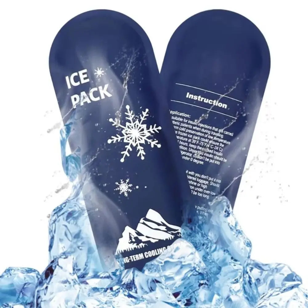 Reusable Insulated Cooling Ice Pack Bag – Portable Travel Size