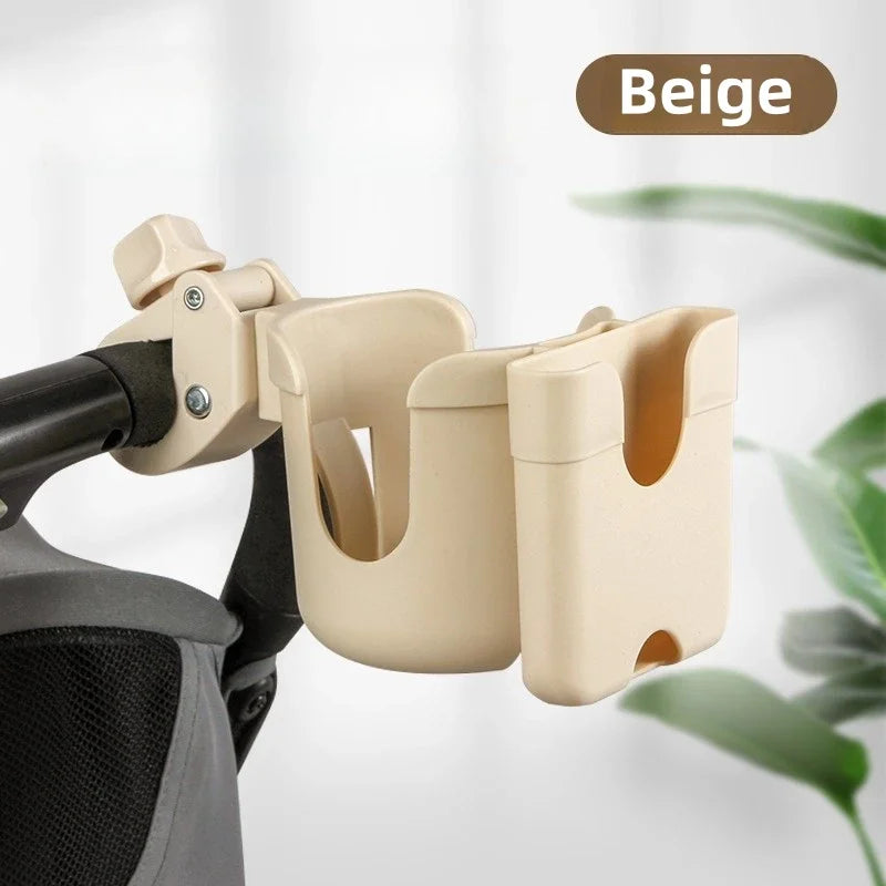 2-in-1 Stroller Cup & Phone Holder | Fits Bike, Walker & More