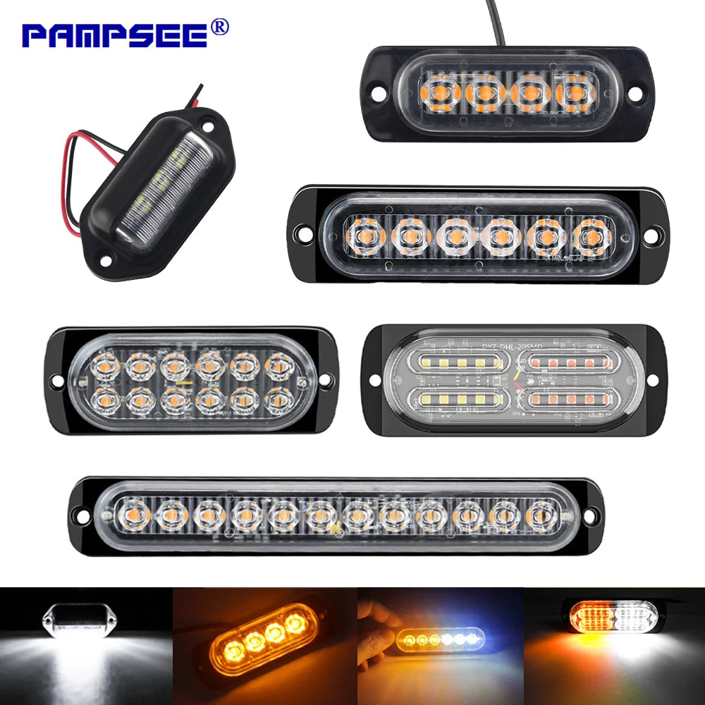 12/24V LED Strobe Beacon Light – Truck, Trailer & Motorcycle