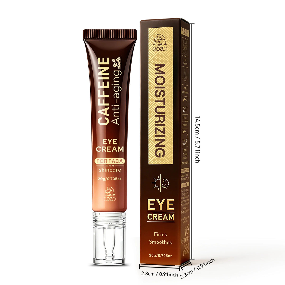 Caffeine Eye Cream – Brightens, Firms & Smooths Wrinkles 20g