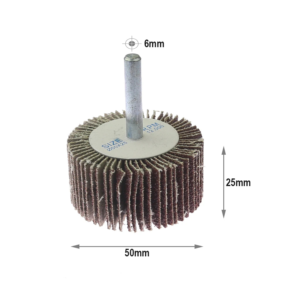 Mounted Sanding Cloth Grinding Head Rotary Drill – OD 20–50mm