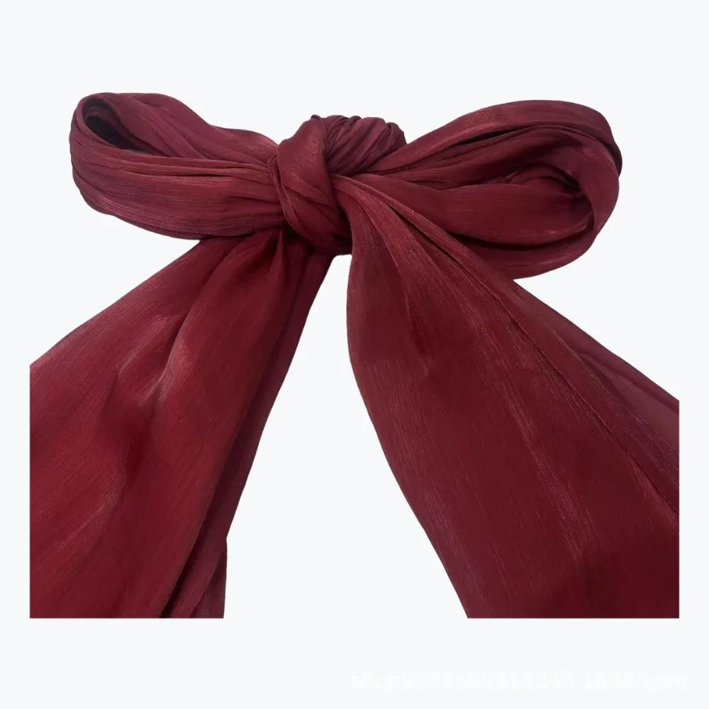 Women's Solid Chiffon Hijab Long Scarf Shawl – Sheer & Soft