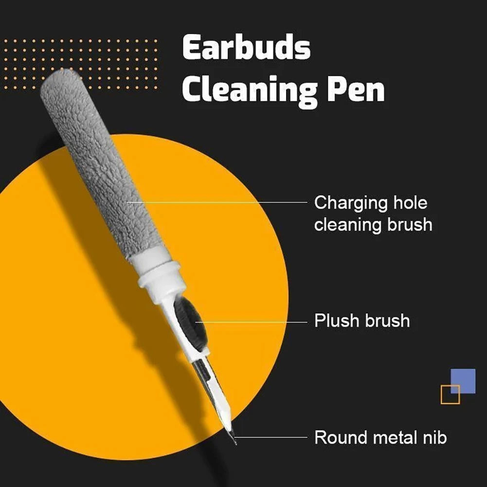 Earbuds Cleaning Kit – Pen & Brush for AirPods & Keyboards