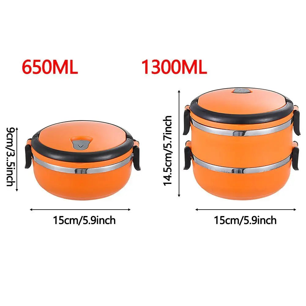 Vacuum Insulated Stainless Steel Lunch Box | Hot Food Flask