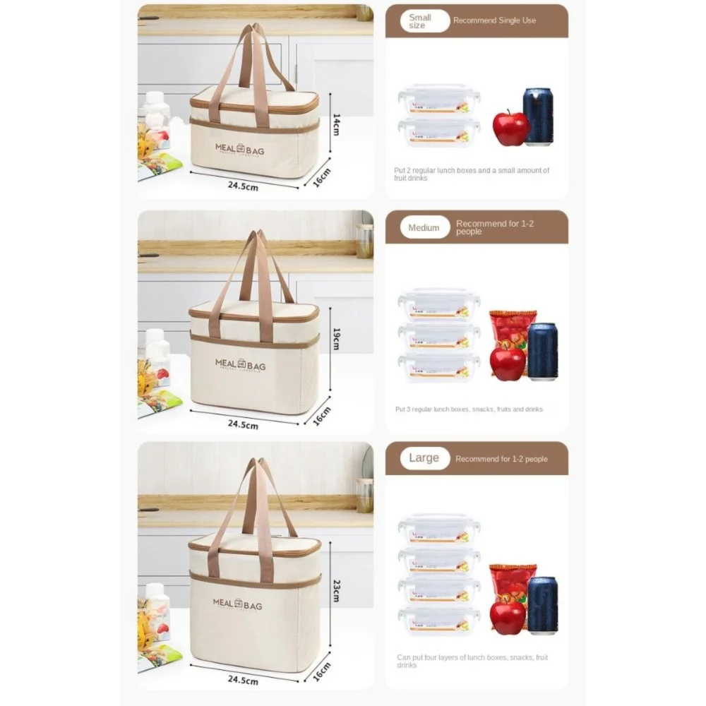 Insulated Lunch Bag – Aluminum Foil Oxford Thermal Tote