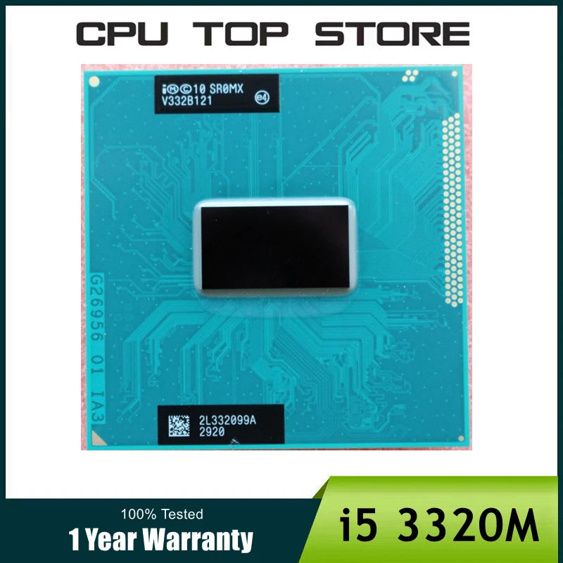 Intel Core i5-3320M SR0MX 2.6GHz Dual-Core Laptop CPU Processor