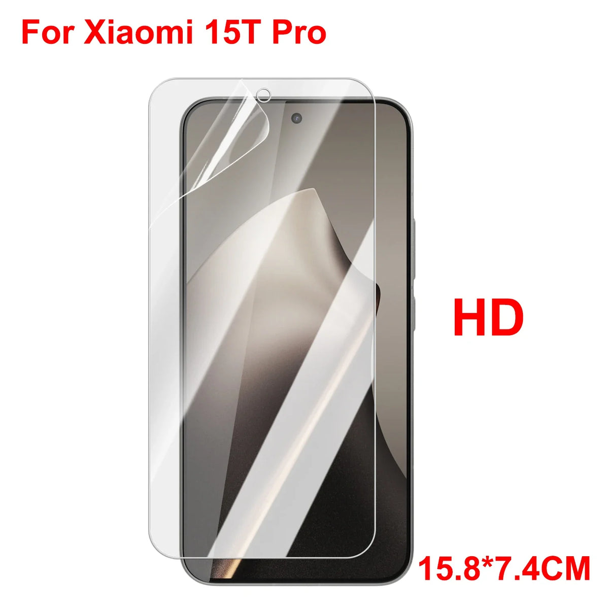 Xiaomi 15T / 15T Pro Hydrogel Screen Protector – HD & Matte