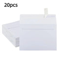 20-Pack Blank Kraft Envelopes – Self-Seal Postcard & Card