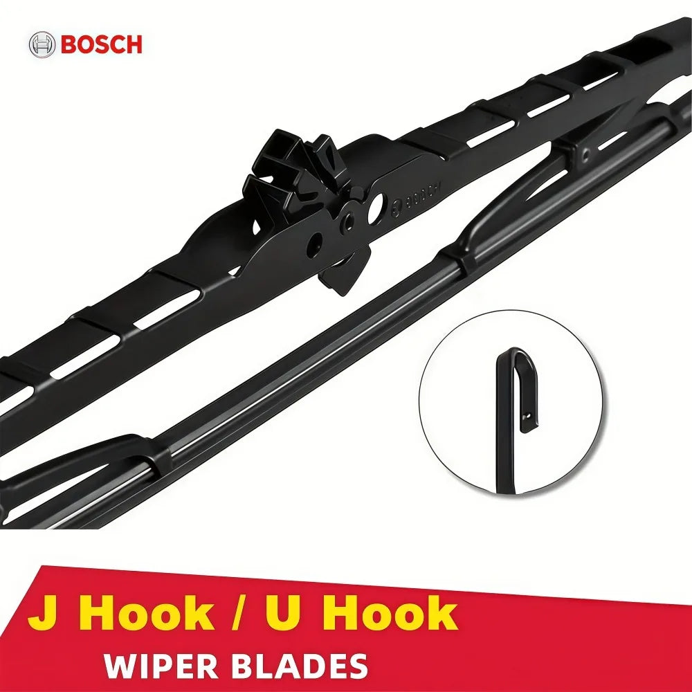 Bosch Wiper Blades U/J-Hook 14"–26" | Toyota Yaris & Mark X