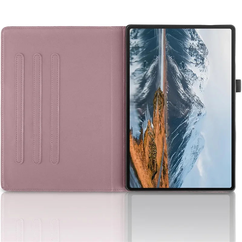 Honor Pad X8b 11" Case – Embossed PU Leather 360° Rotating Stand
