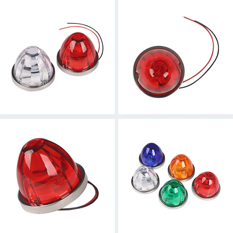 LED Side Marker Lights 12V–24V for Truck Trailer Van | 1–2 Pack