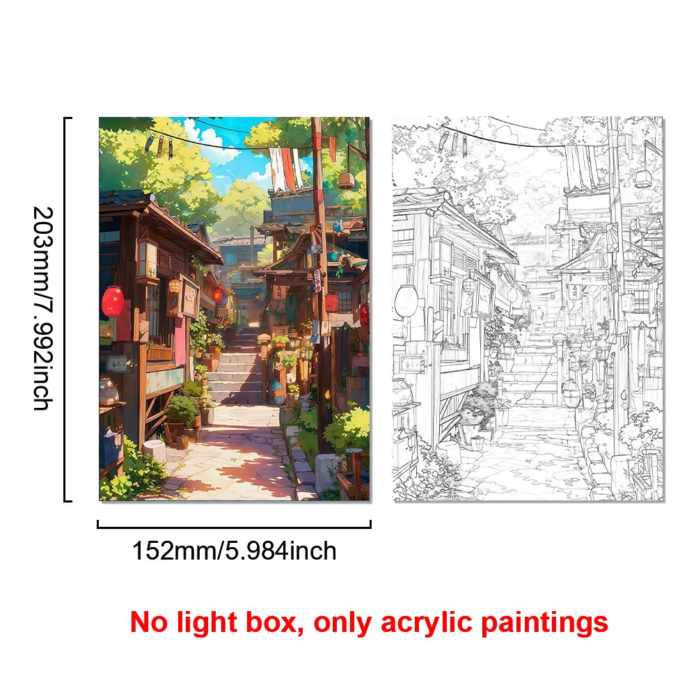 Tokyo Japan LED Light Painting – 2-in-1 Wall & Desk Lamp
