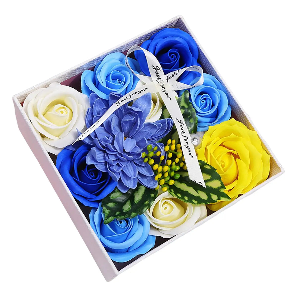 Rose Soap Flower Gift Box – Floral Scented Bouquet