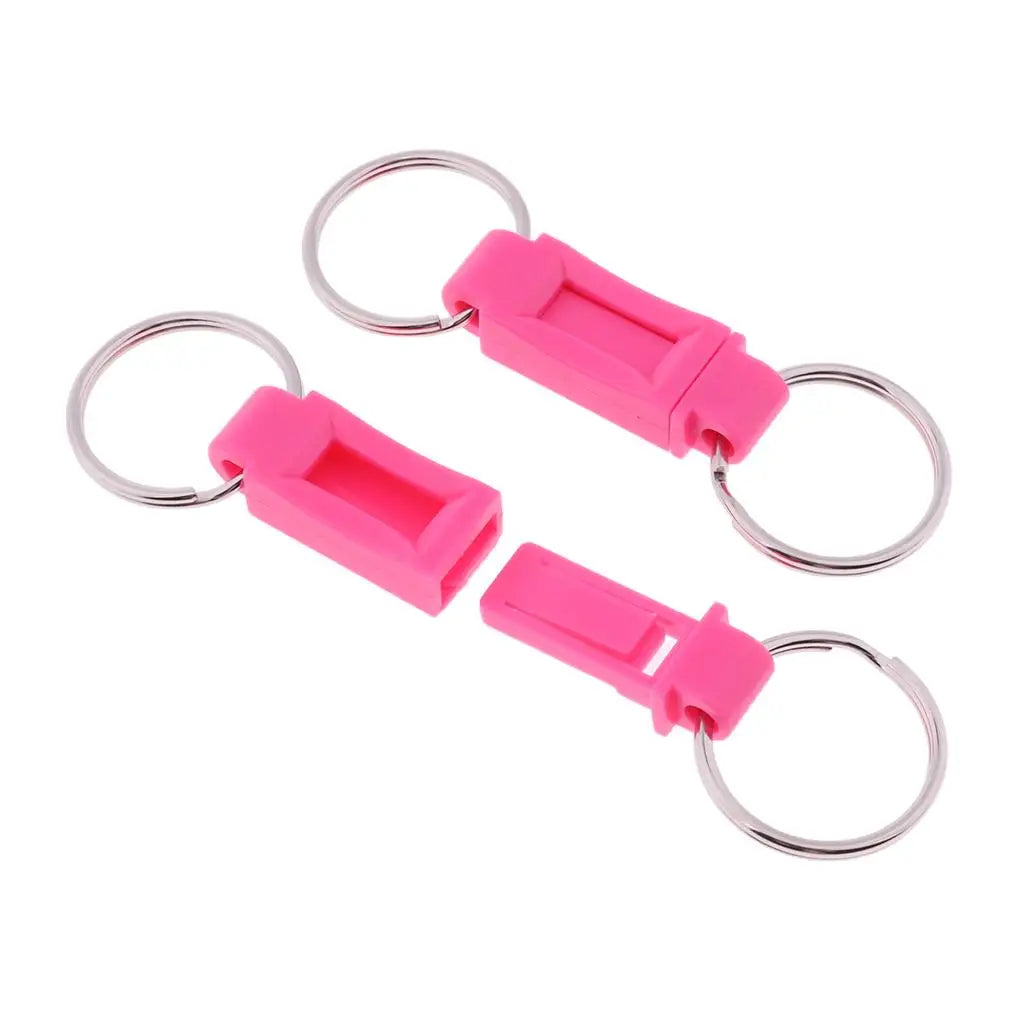 Quick Release Breakaway Key Rings – 2–6 Pack Split Keychain