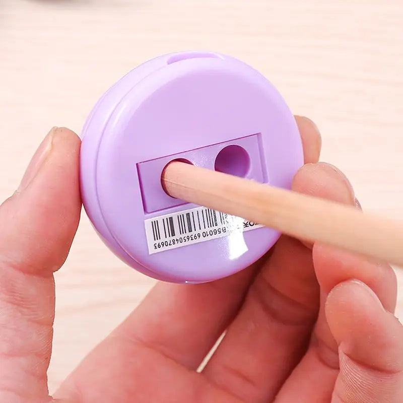 Poop Emoji Mini Double Hole Pencil Sharpener for Kids