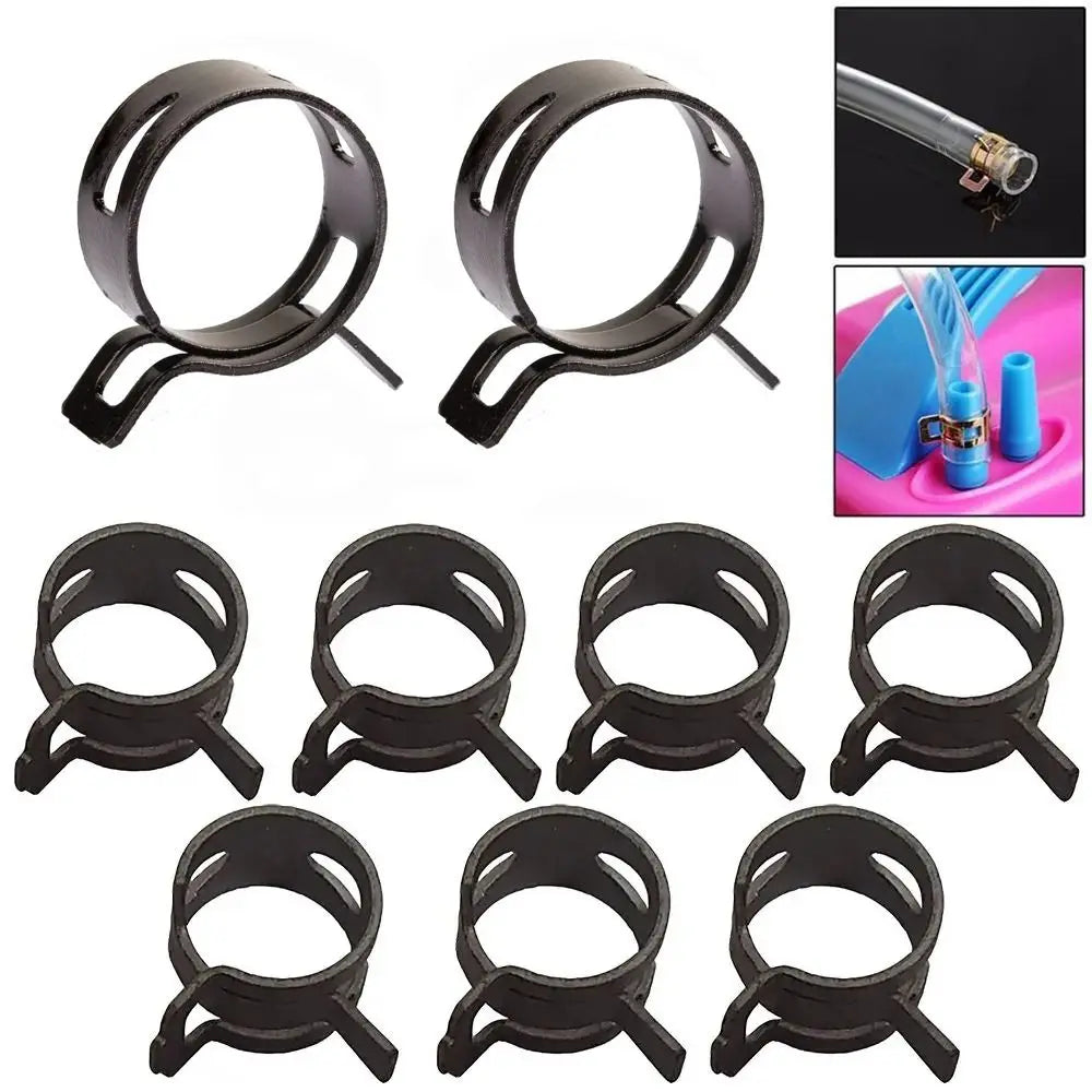 20-Pack Spring Hose Clamps 5mm–27mm | Fuel Oil Water Line