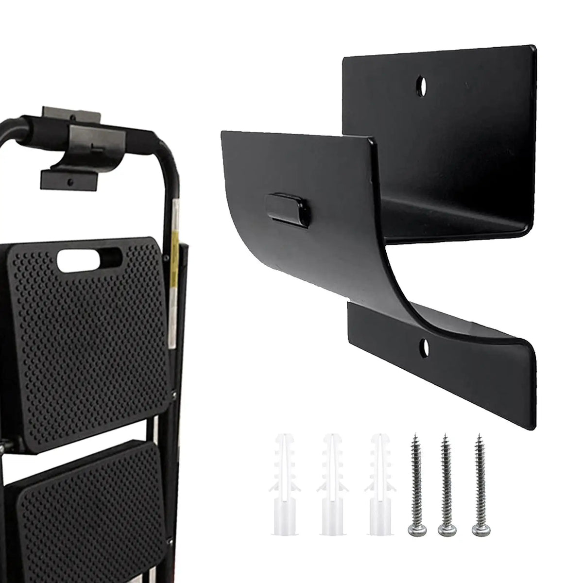Heavy Duty Wall-Mount Garage Hook | Ladder & Tool Organizer