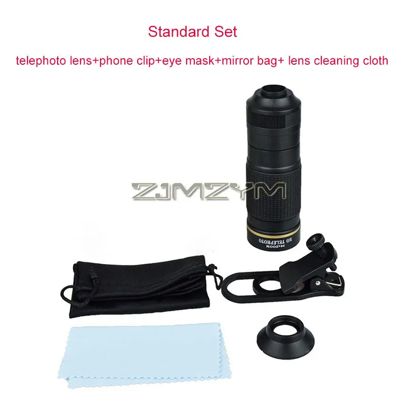 36x Zoom Monocular Telephoto Lens for Smartphones – HD