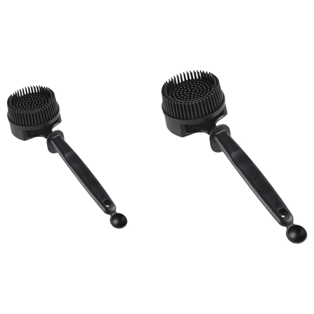 Espresso Machine Cleaning Brush with Spoon | Silicone Handle