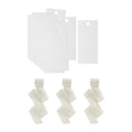 Blank Place Cards with Ribbon – 50-Pack Wedding & Party Name Cards