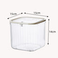Pop-Up Lid Desktop Storage Box – Waterproof 1L Container