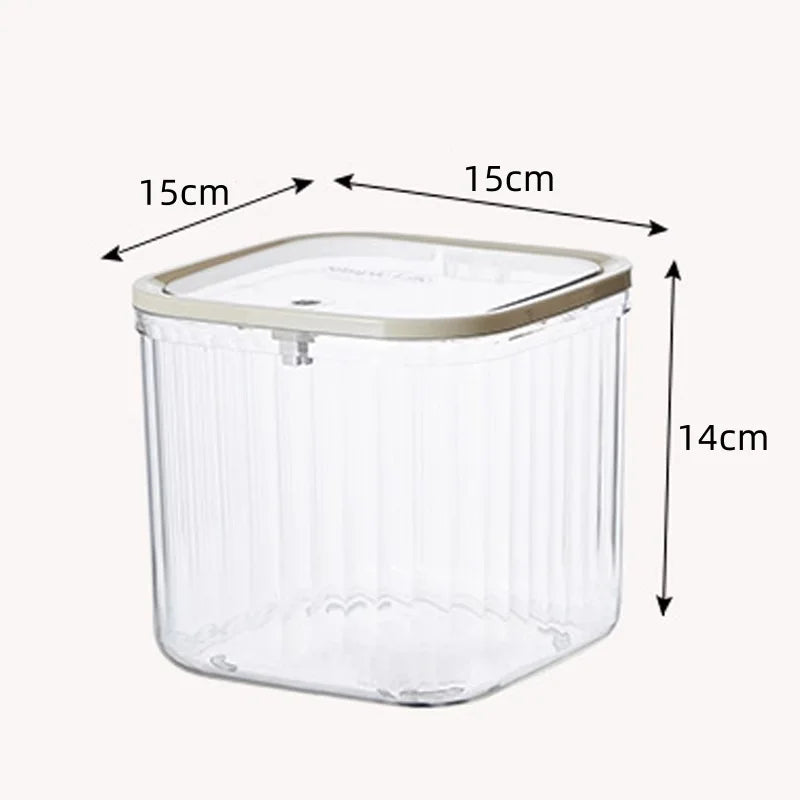 Pop-Up Lid Desktop Storage Box – Waterproof 1L Container